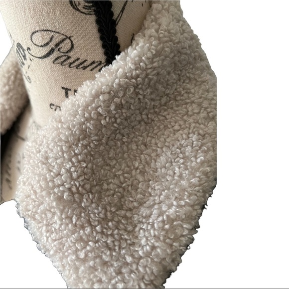 Steve Madden Walker Jacket Olive Green Sherpa Lined Zip Snap Button Cargo Jacket - Picture 4 of 7